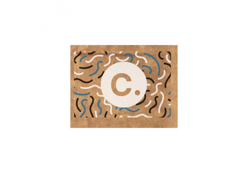 Lingette rafraîchissante personnalisée 6 x 8 cm - Impression jusqu'à 3 couleurs